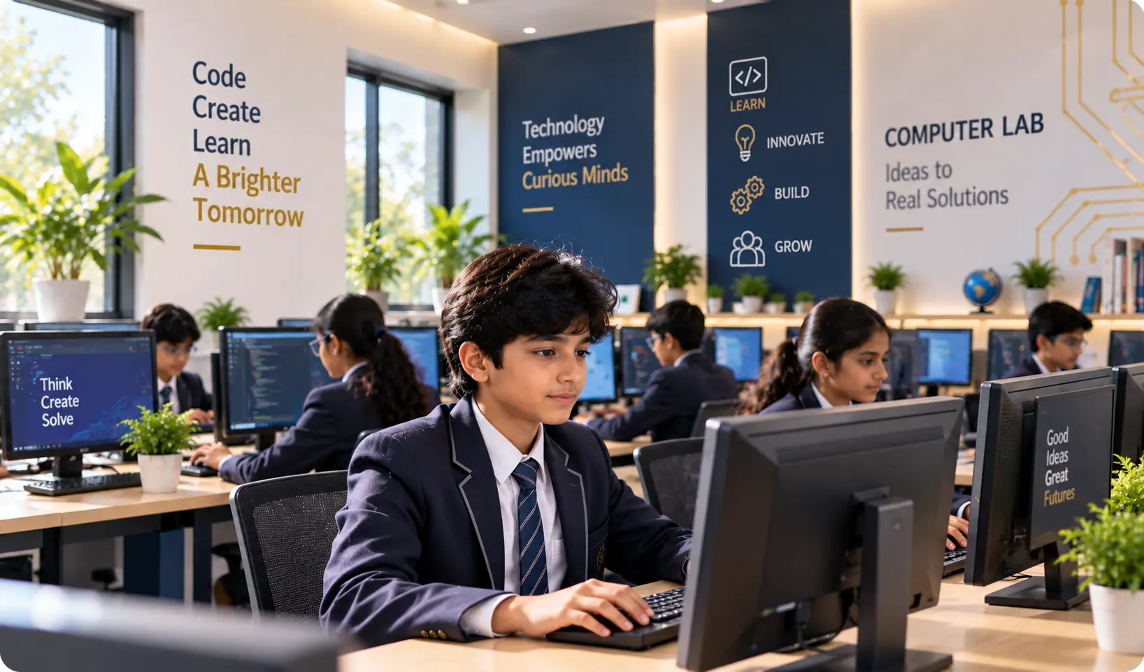 Computer laboratory at Unity Safa Academy
