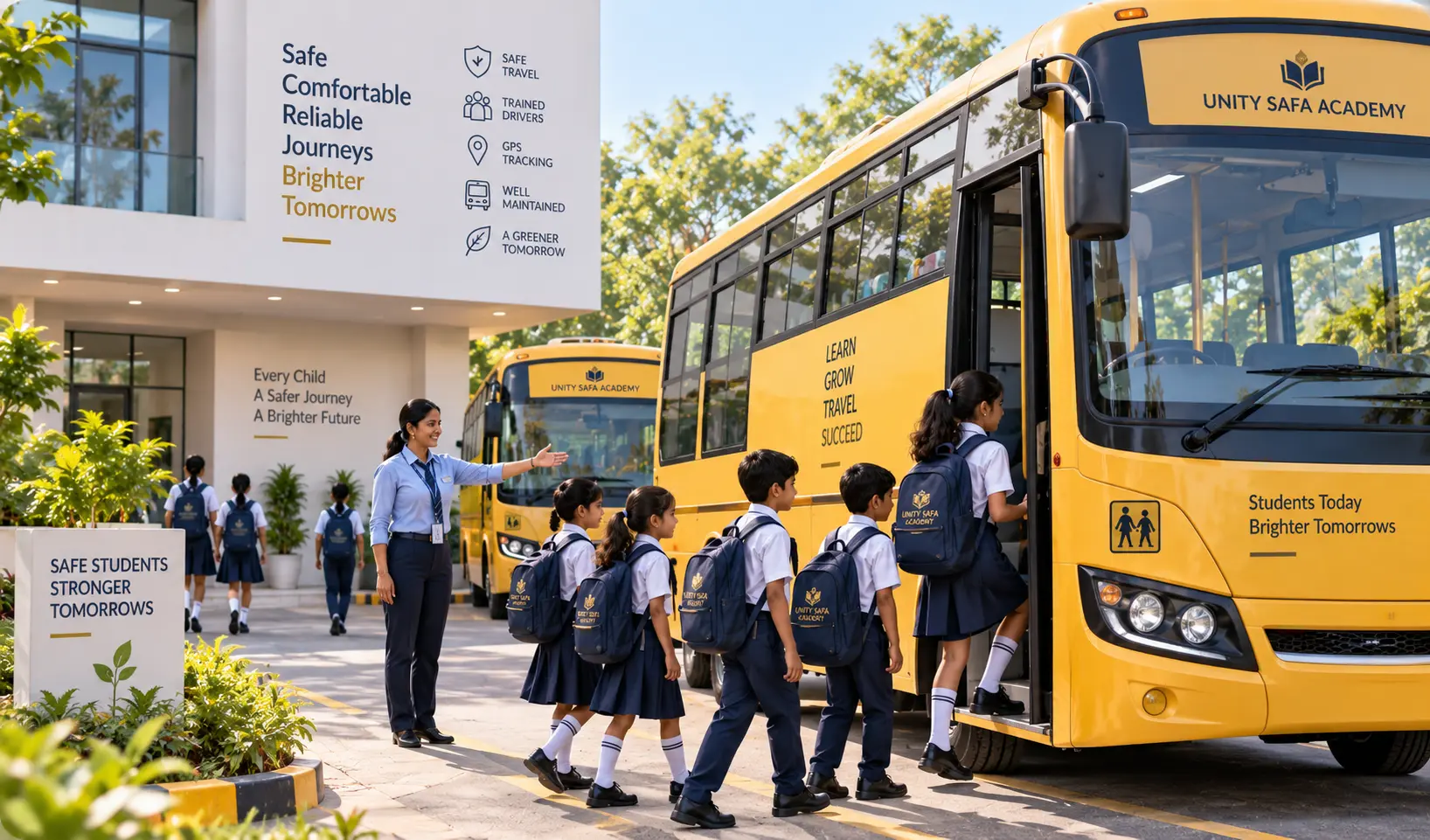 Unity Safa Academy school transport